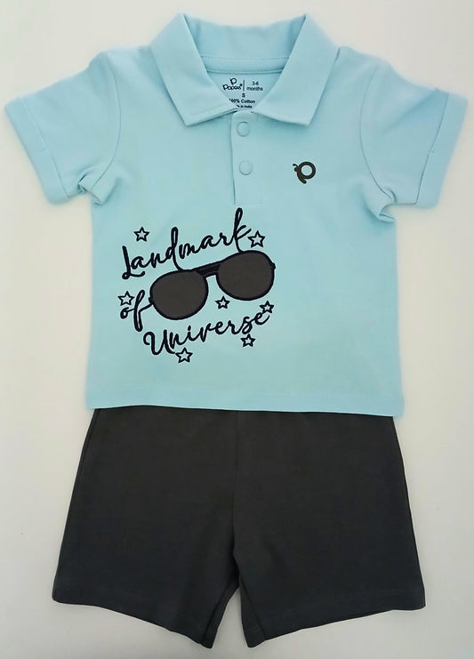 CACE - A COORDINATED SET OF T-SHIRT & SHORTS