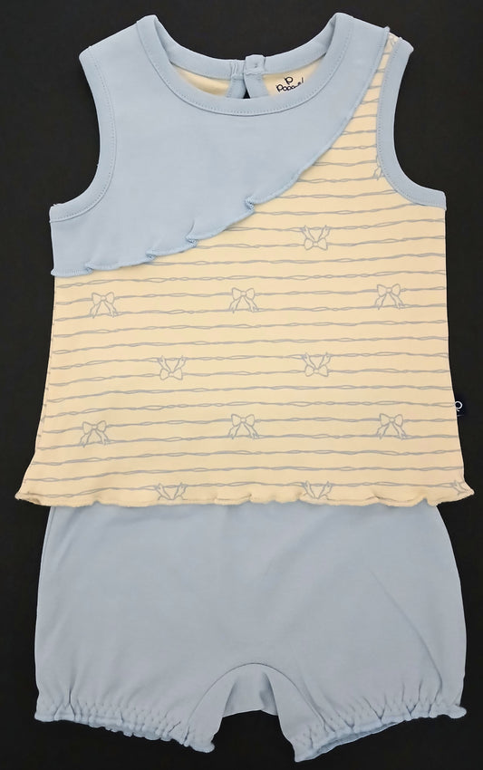 DEARING - A COORDINATED SET OF TOP & BLOOMER