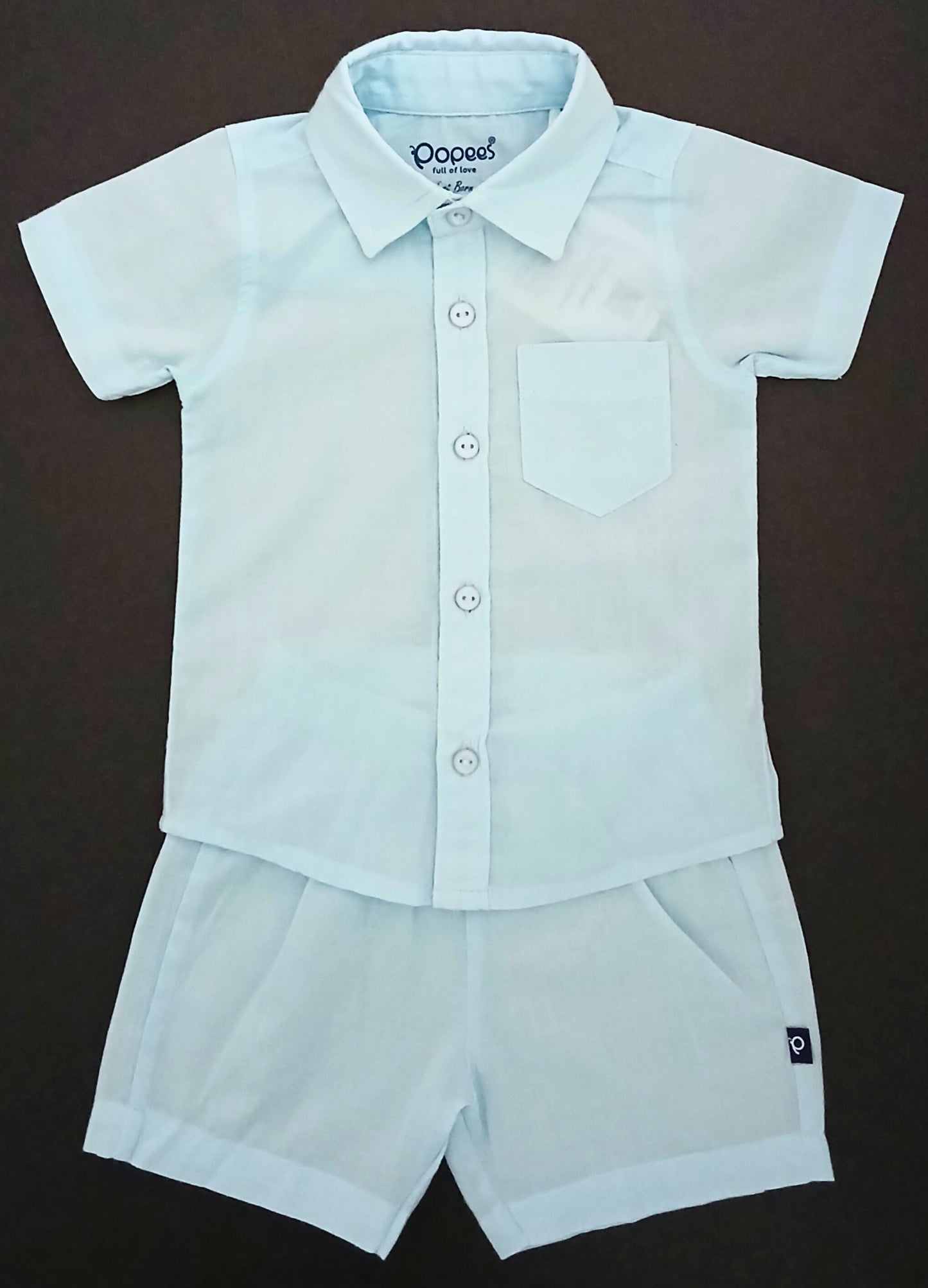 GIBINO - A COORDINATED SET OF SHIRT & SHORTS