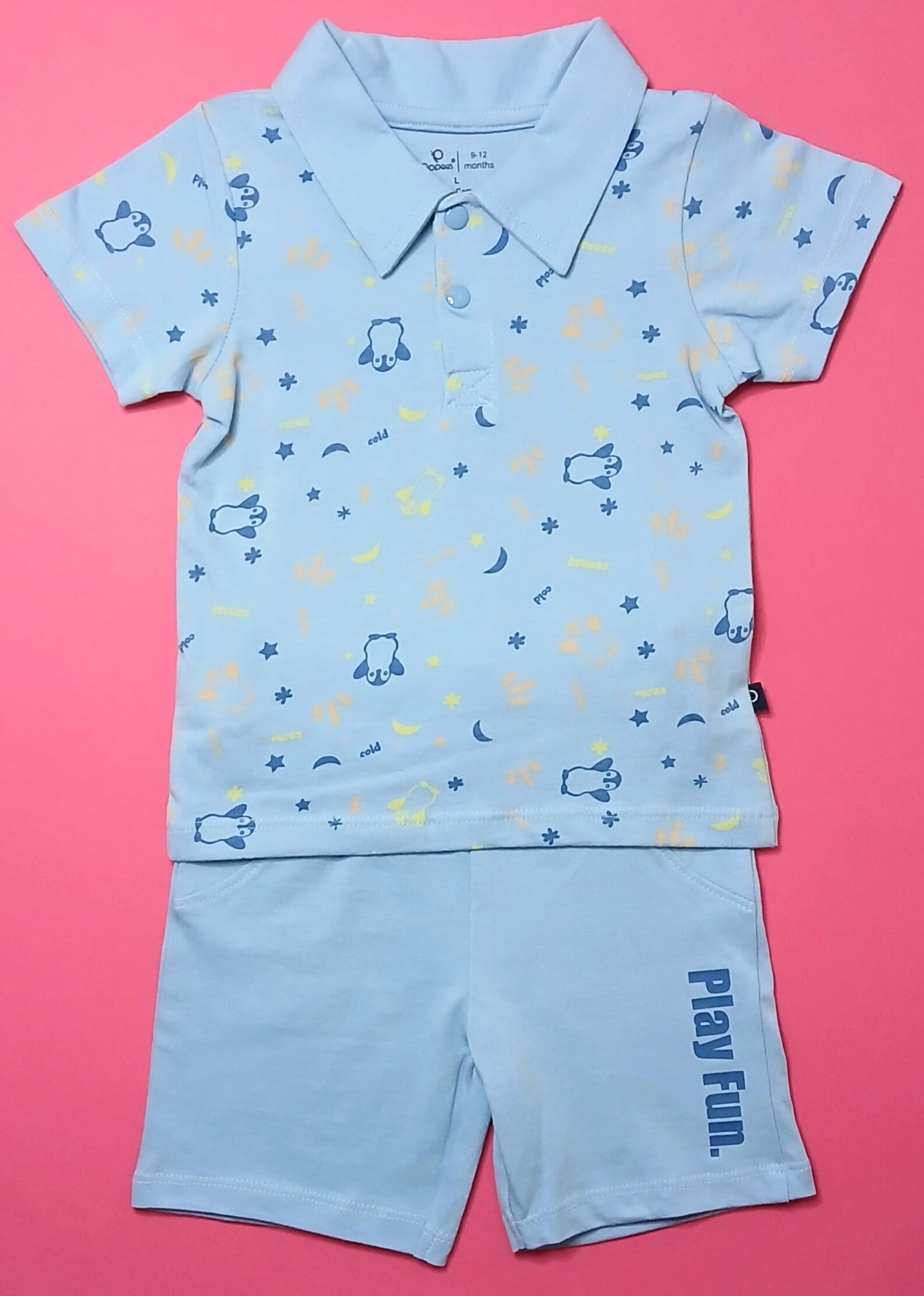 GRIFFIN - A COORDINATED SET OF T-SHIRT & SHORTS