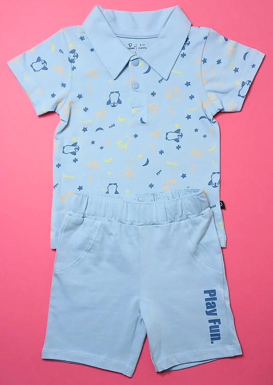 GRIFFIN - A COORDINATED SET OF T-SHIRT & SHORTS