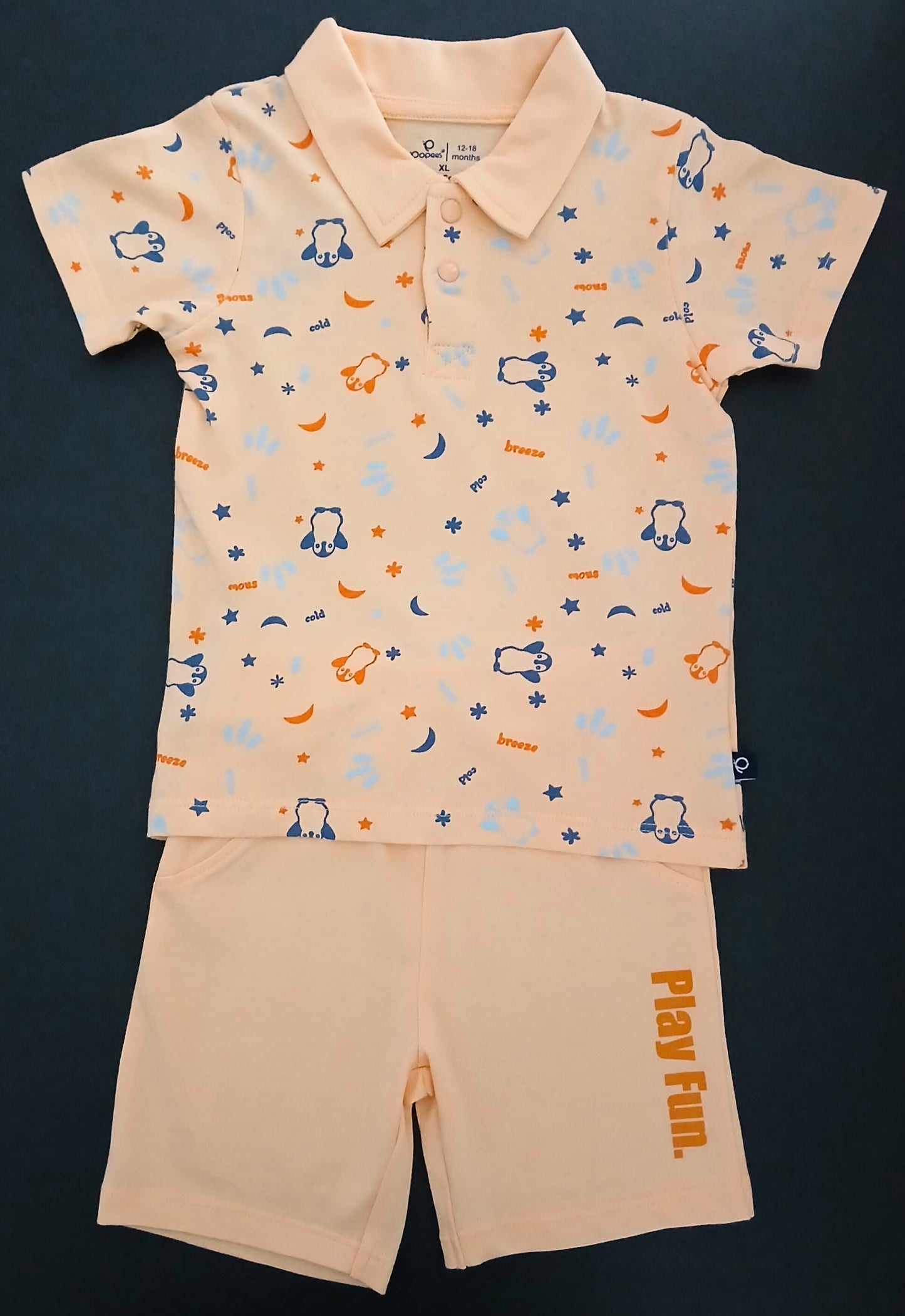 GRIFFIN - A COORDINATED SET OF T-SHIRT & SHORTS