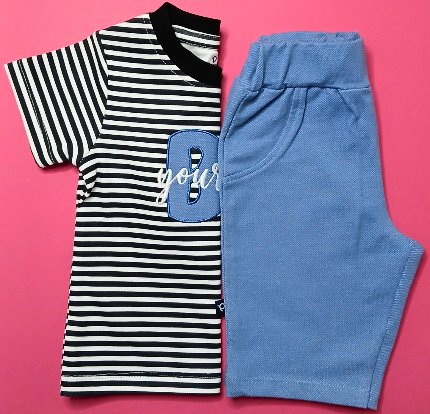 KALIEF - A COORDINATED SET OF T-SHIRT & 3/4TH PANT.