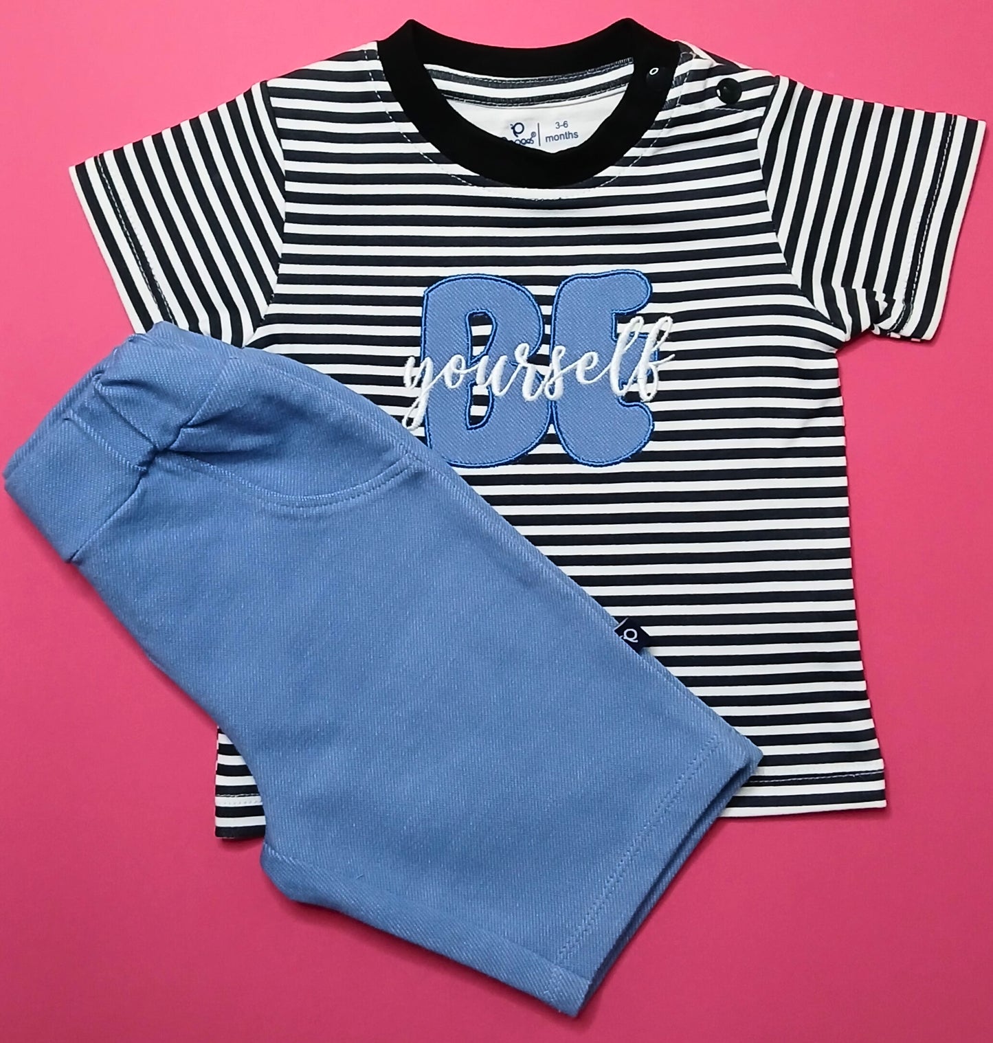 KALIEF - A COORDINATED SET OF T-SHIRT & 3/4TH PANT.