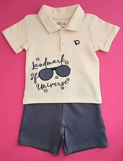 CACE - A COORDINATED SET OF T-SHIRT & SHORTS