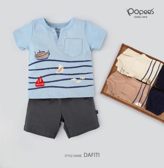 DAFITI - A SET OF T-SHIRT & SHORTS