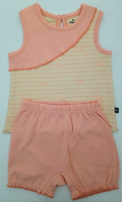 DEARING - A COORDINATED SET OF TOP & BLOOMER
