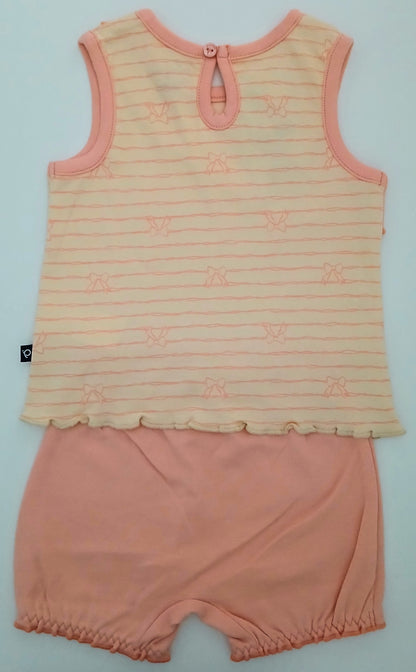 DEARING - A COORDINATED SET OF TOP & BLOOMER