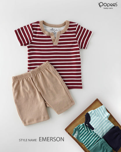 EMERSON - A COORDINATED SET OF T-SHIRT & SHORTS