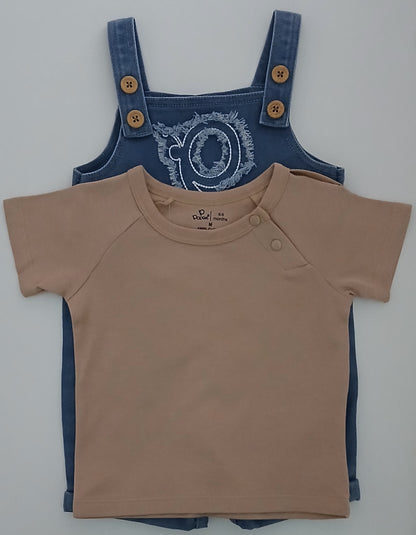 ESKIL - A SET OF T-SHIRT & DUNGREE
