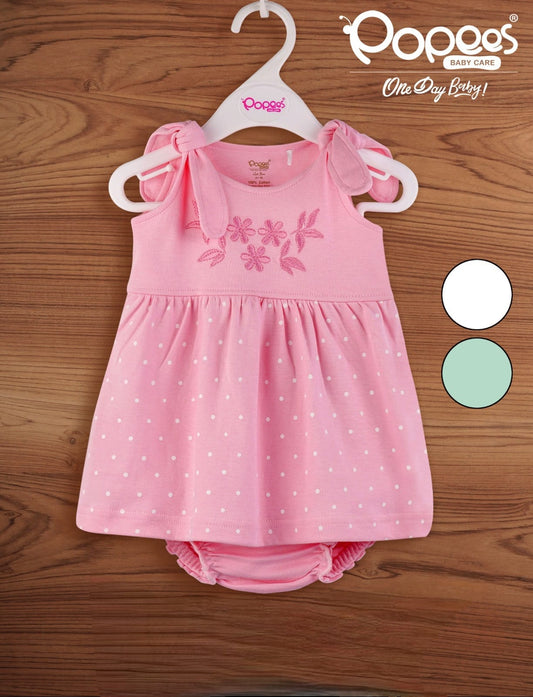 GAZAL - A SET OF SLEEVELESS FROCK & PANTIES