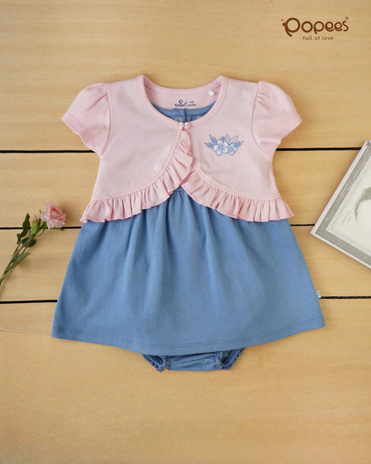 GEMMA - A SET OF SLEEVELESS TOP & SHRUG