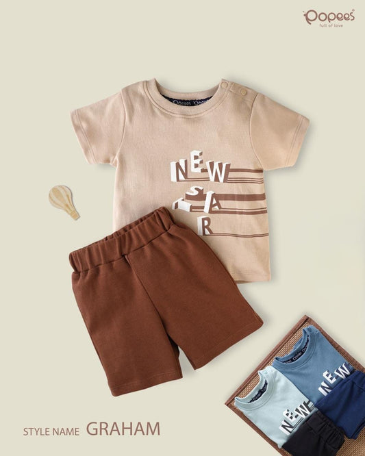 GRAHAM - A COORDINATED SET OF T-SHIRT & SHORTS