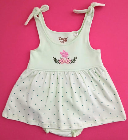 GAZAL - A SET OF SLEEVELESS FROCK & PANTIES
