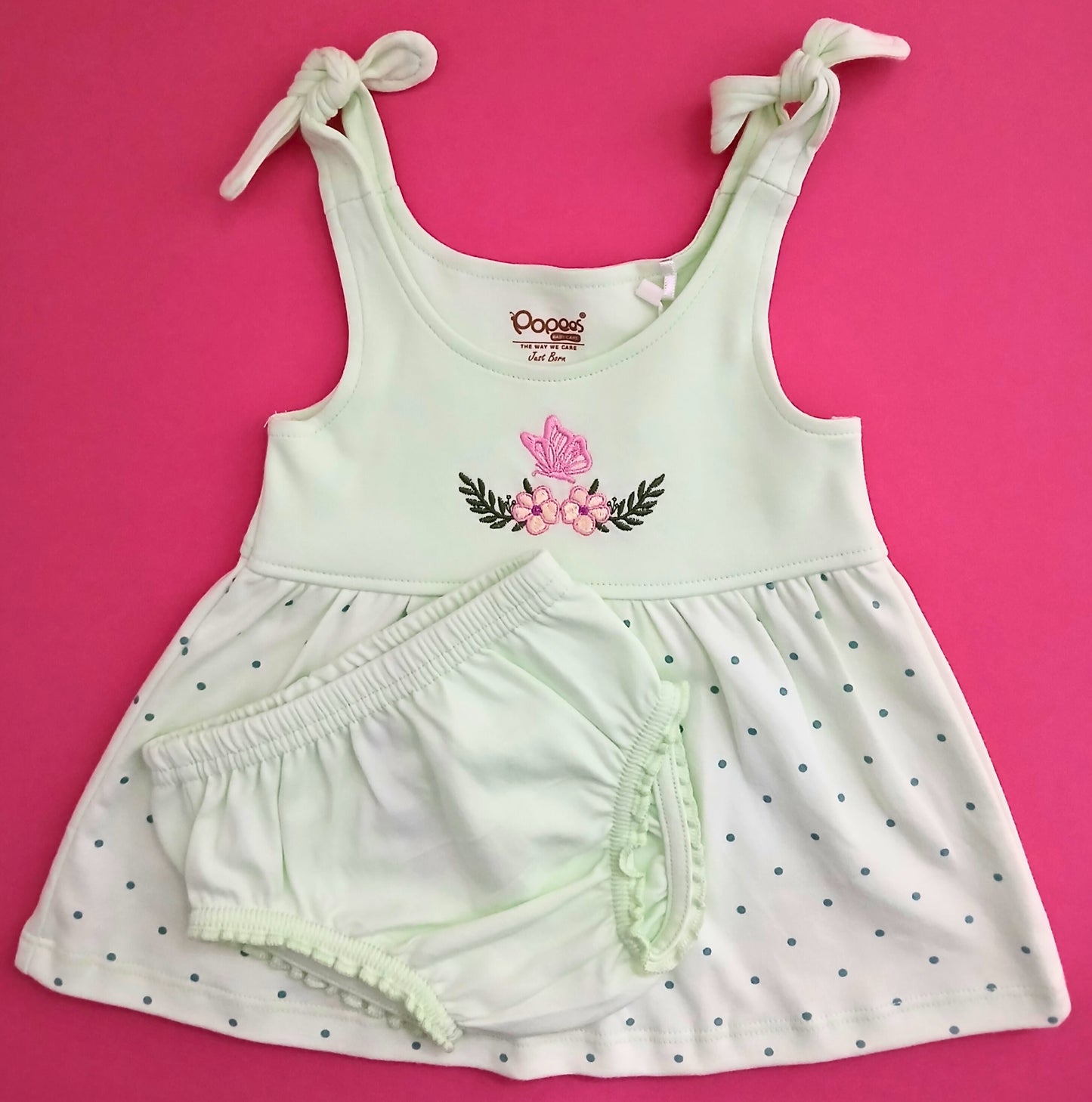 GAZAL - A SET OF SLEEVELESS FROCK & PANTIES