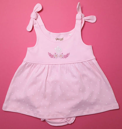 GAZAL - A SET OF SLEEVELESS FROCK & PANTIES
