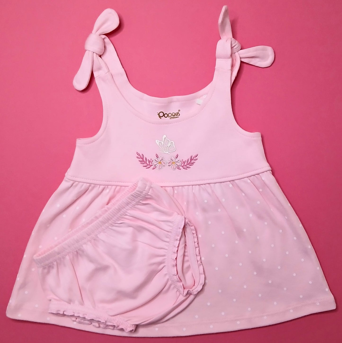 GAZAL - A SET OF SLEEVELESS FROCK & PANTIES