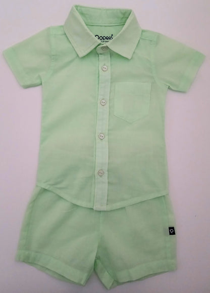 GIBINO - A COORDINATED SET OF SHIRT & SHORTS