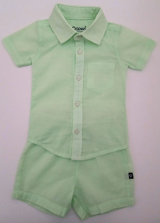 GIBINO - A COORDINATED SET OF SHIRT & SHORTS