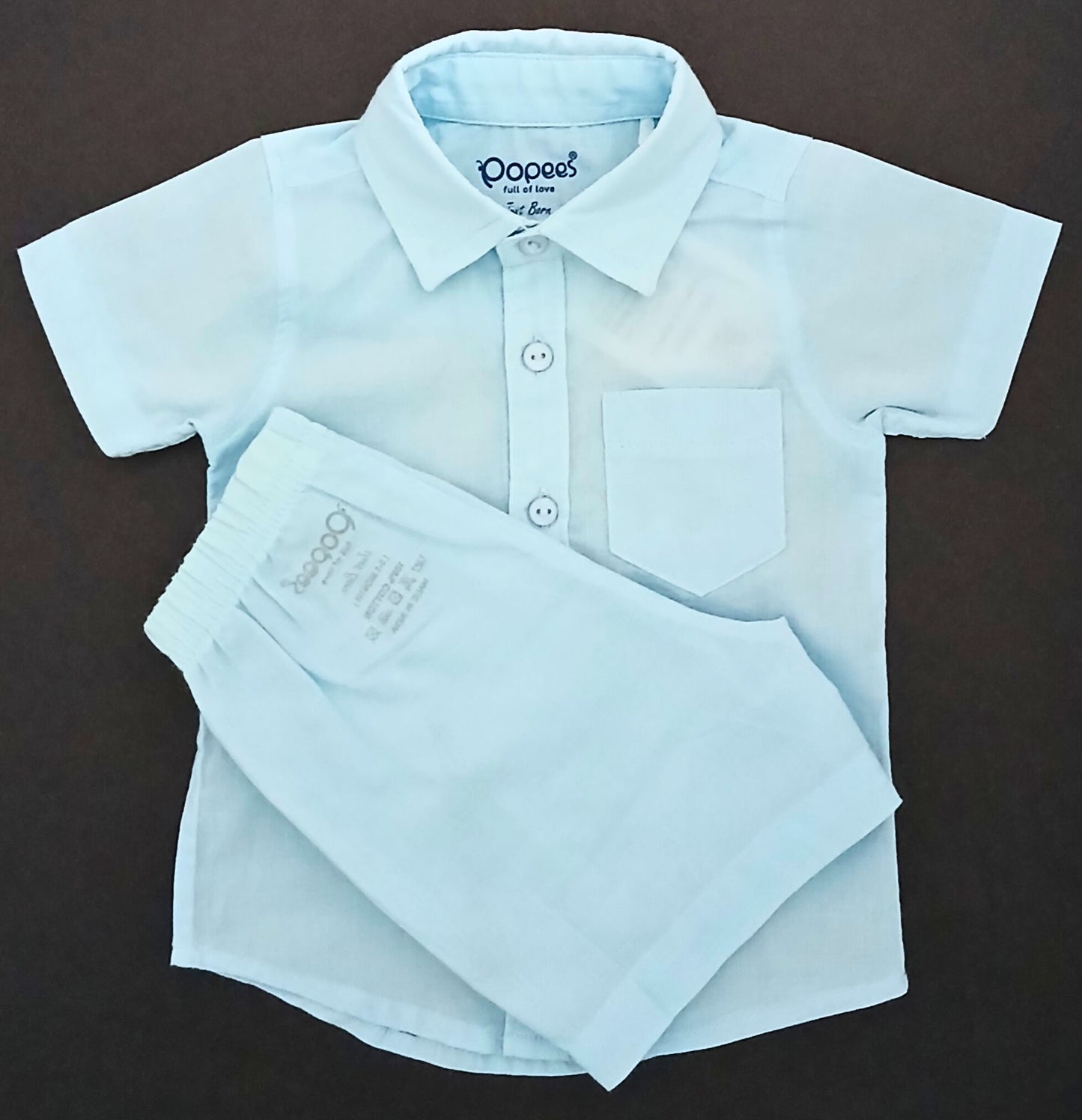 GIBINO - A COORDINATED SET OF SHIRT & SHORTS