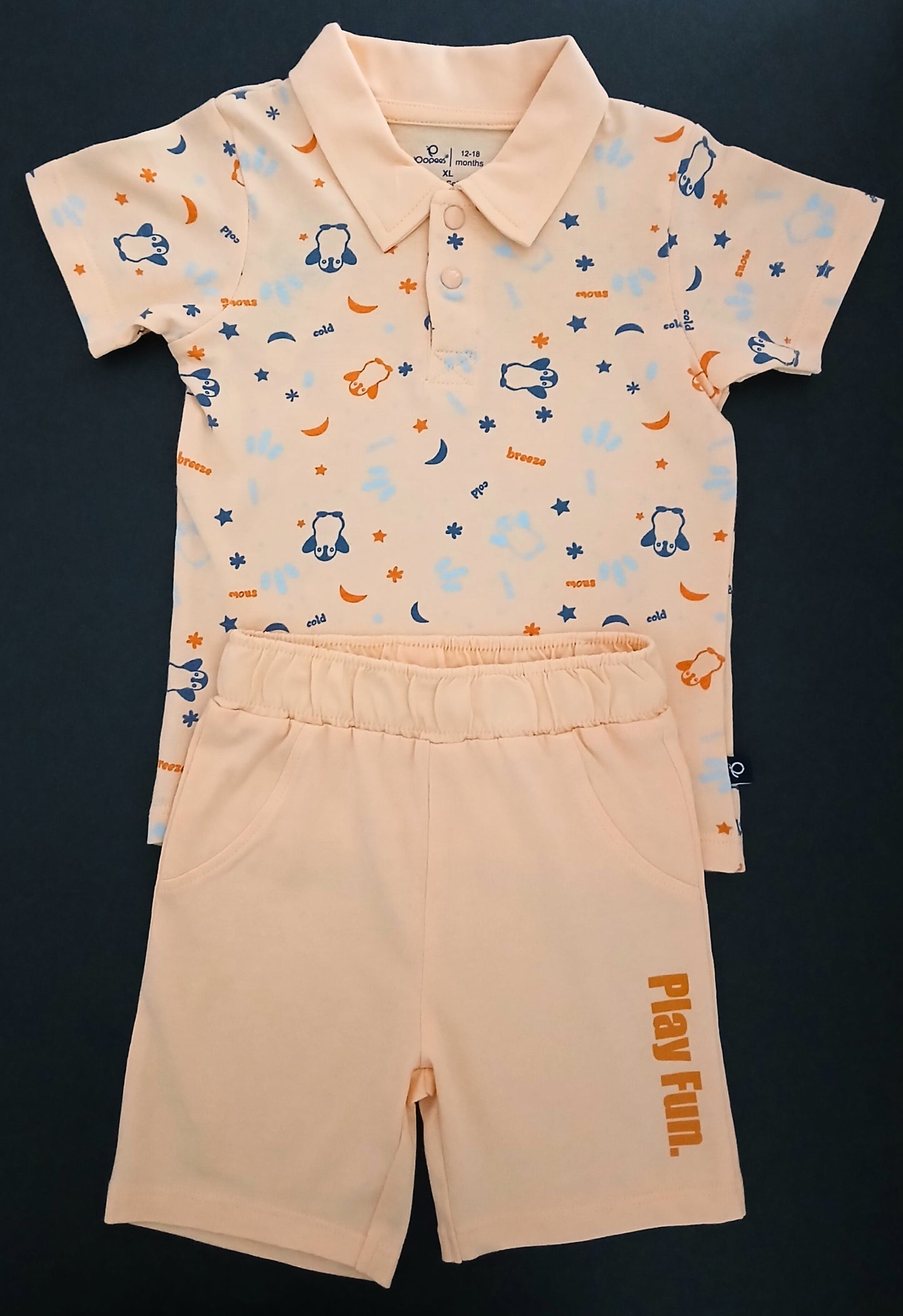 GRIFFIN - A COORDINATED SET OF T-SHIRT & SHORTS