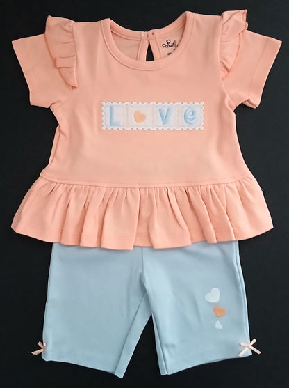 HARA - A SET OF TOP & 3/4TH PANT
