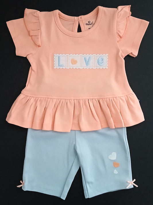 HARA - A SET OF TOP & 3/4TH PANT