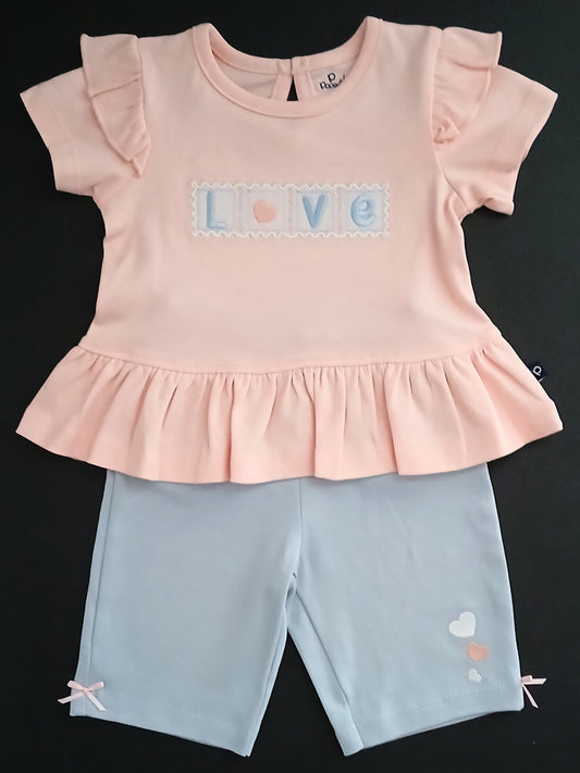 HARA - A SET OF TOP & 3/4TH PANT