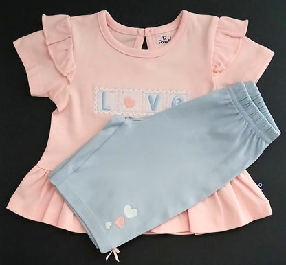 HARA - A SET OF TOP & 3/4TH PANT
