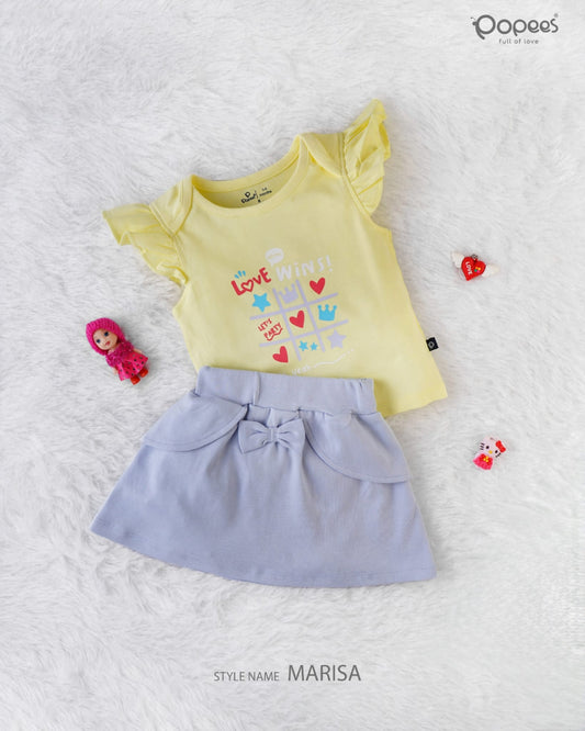 MARISA - A SET OF TOP & SKIRT