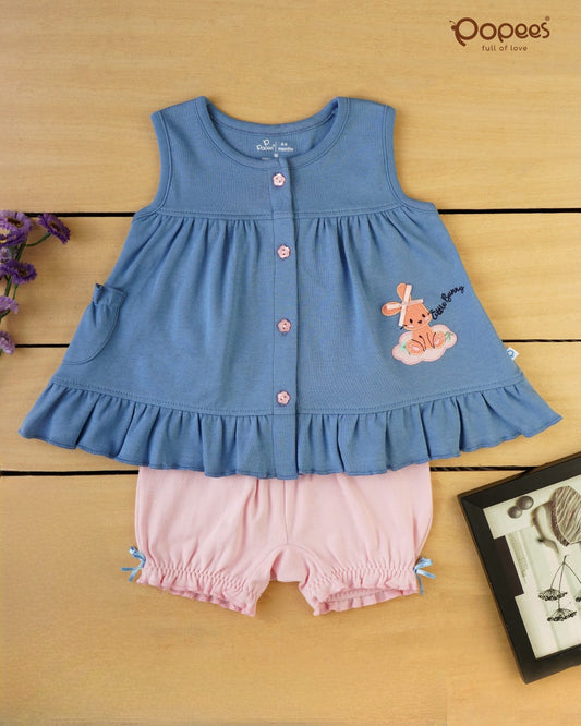 NETRA - A CORDINATED SET OF TOP & BLOOMER