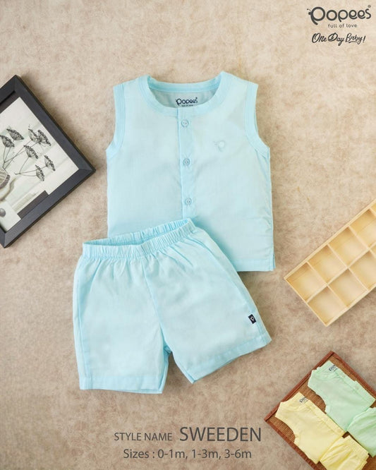 SWEEDEN - A COORDINATED SET OF TOP & SHORTS