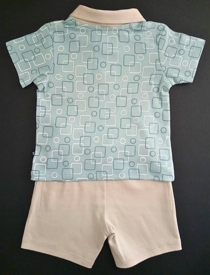 SALVANO - A COORDINATED SET OF T-SHIRT & SHORTS