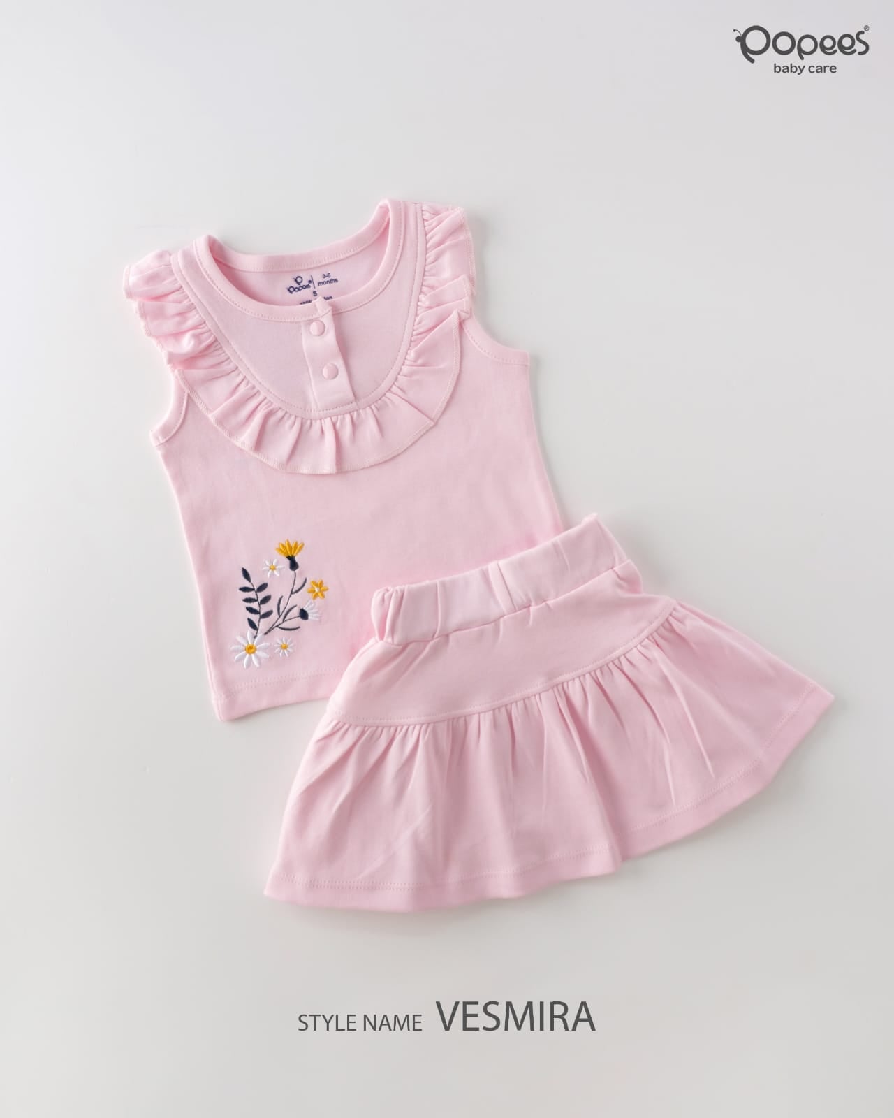 VESMIRA - A COORDINATED SET OF TOP & SKIRT