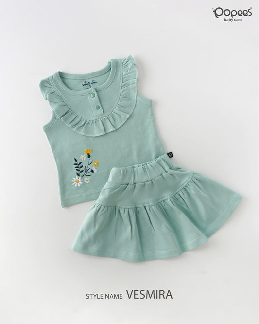 VESMIRA - A COORDINATED SET OF TOP & SKIRT